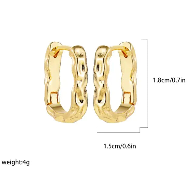 Hollow Stud Earrings
