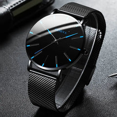 Minimalist Men's Fashion Ultra Thin Watch