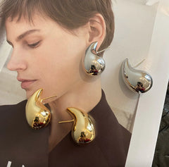 INS Metal Cold-Style Drop Earrings for Women