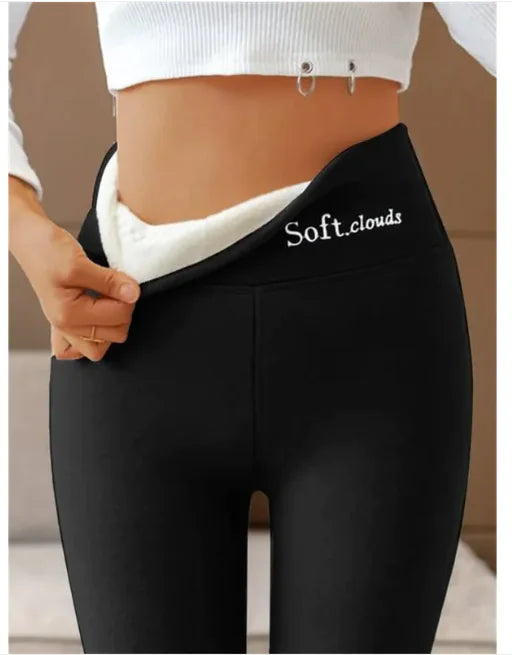 Women's High-Waist Plus Velvet Slimming Leggings