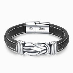 Fashion Irregular Graphic Accessories Men's Leather Bracelet