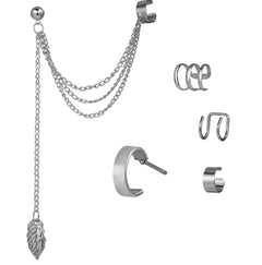 Creative Simple Non-pierced Ear Clip Five-piece Set