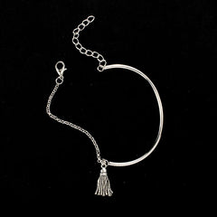 Silver Tassel Bracelet