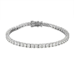 Moissanite Tennis Bracelet in S925 Sterling Silver