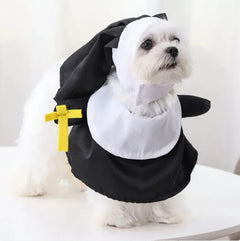 Pet Halloween Costume: Nun Dress