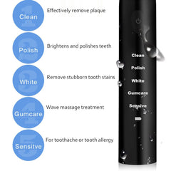 Powerful Ultrasonic Sonic Electric Toothbrush