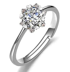 Female Imitation Moissan Diamond Ring