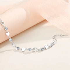 Silver Heart Bracelet