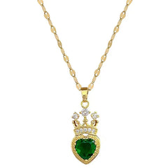 Sparkling Crown Necklace