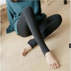 High-Waisted Sheer Fleece-Lined Tights & Leggings