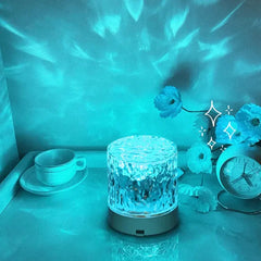 Crystal Lamp Water Ripple Projector Night Light