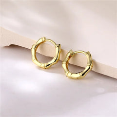 Simple Hexagonal Wild Personality Fashionable Earrings