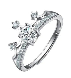 Female Imitation Moissan Diamond Ring