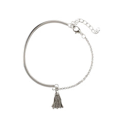 Silver Tassel Bracelet