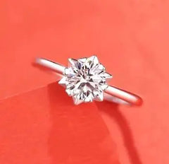 Female Imitation Moissan Diamond Ring