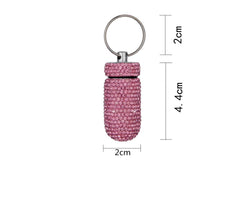 Keychain Pill Box Organizer