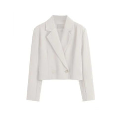 Women's Vintage Wool Blazer - Double Breasted