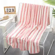 Cotton Stripe Face Bath Towel for Adults and Kids