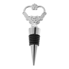 Zinc Alloy Wine Stopper Crystal Wine Champagne Bottle Stopper Vacuum Sealed Wedding Heart Gift  Wine Pourer Stopper Dropshipping