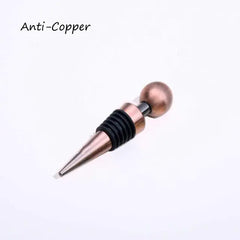 Zinc Alloy Wine Stopper Crystal Wine Champagne Bottle Stopper Vacuum Sealed Wedding Heart Gift  Wine Pourer Stopper Dropshipping