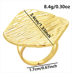 Women's 304 Stainless Steel Ring – European & American Fashion