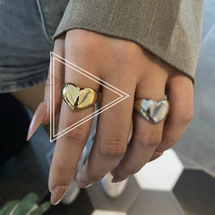 Creative Love Gold Ring