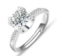 Female Imitation Moissan Diamond Ring