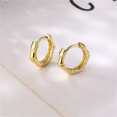 Simple Hexagonal Wild Personality Fashionable Earrings