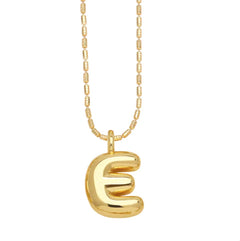 Gold-Plated 26-Letter Pendant Necklace – Hip Hop Clavicle Chain