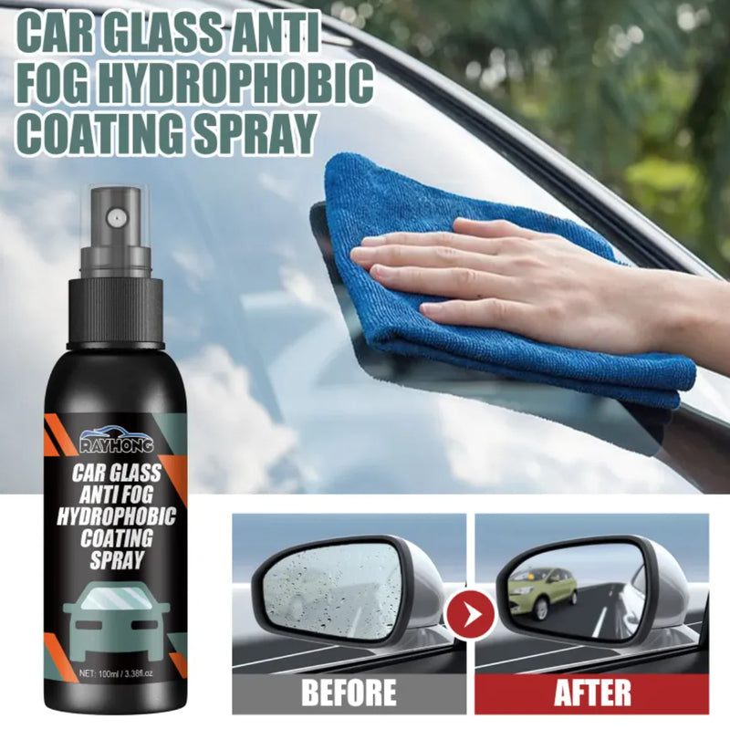 Hydrophobic Windshield Cleaning Spray