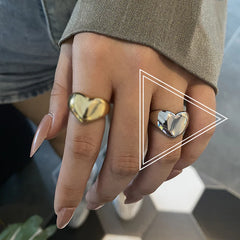 Creative Love Gold Ring